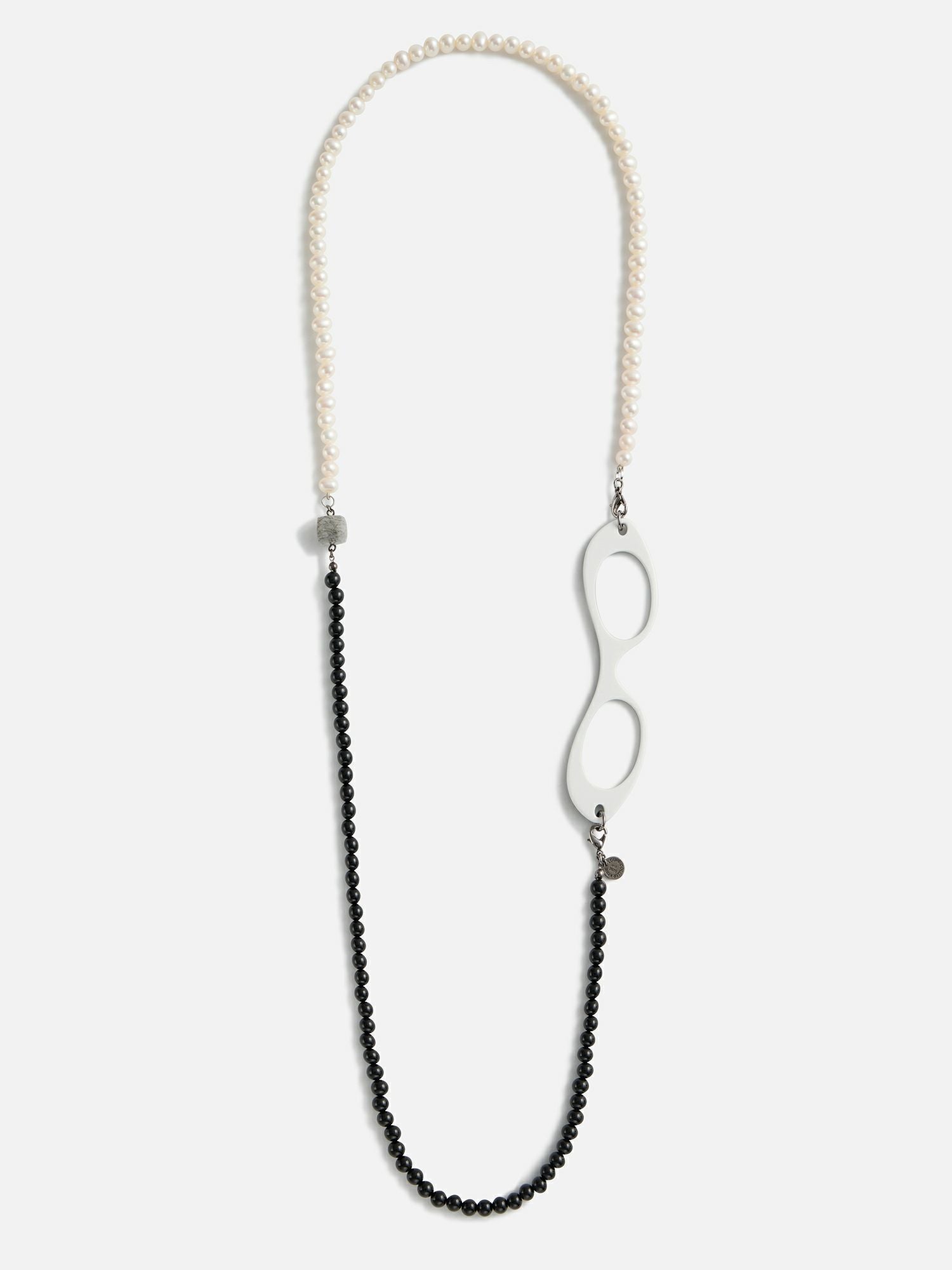 ルーペコリエ ルーペ付きネックレス ブラック コンビネーション