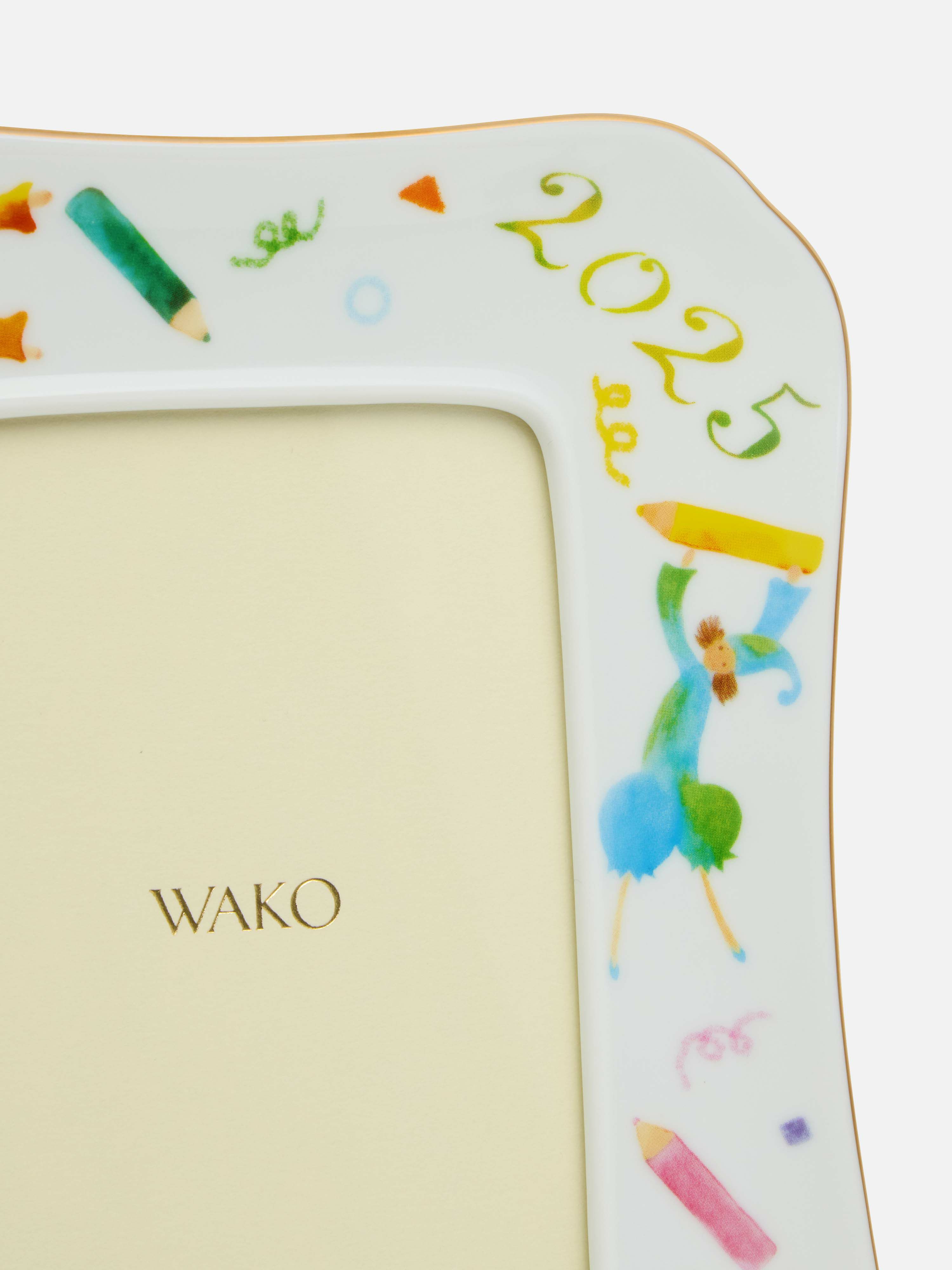 新品未使用 銀座WAKOプラチナ写真立て スパイラル 箱等有 新品未使用