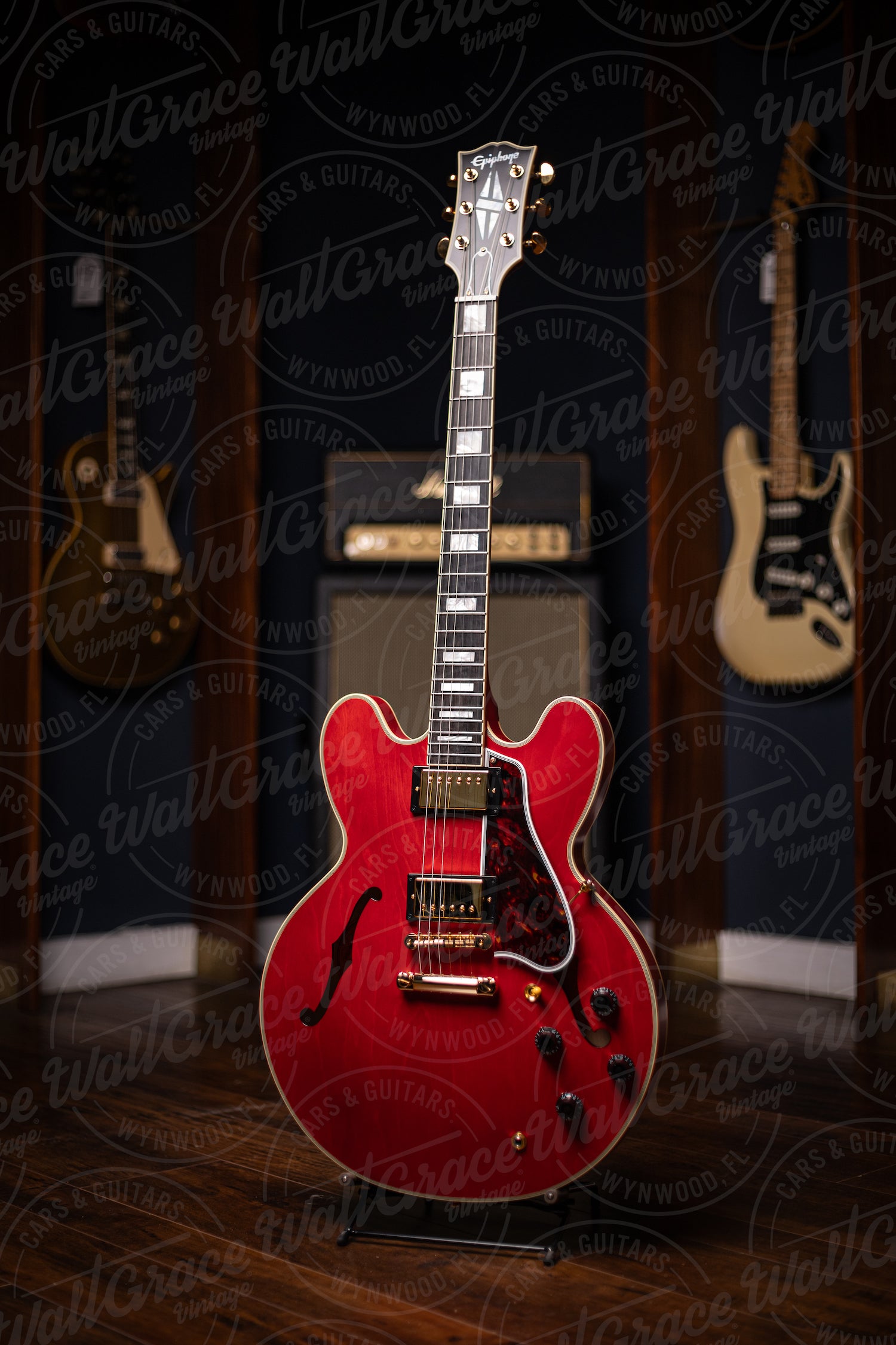 Epiphone 1959 ES-355 Electric Guitar - Cherry Red – Walt Grace Vintage