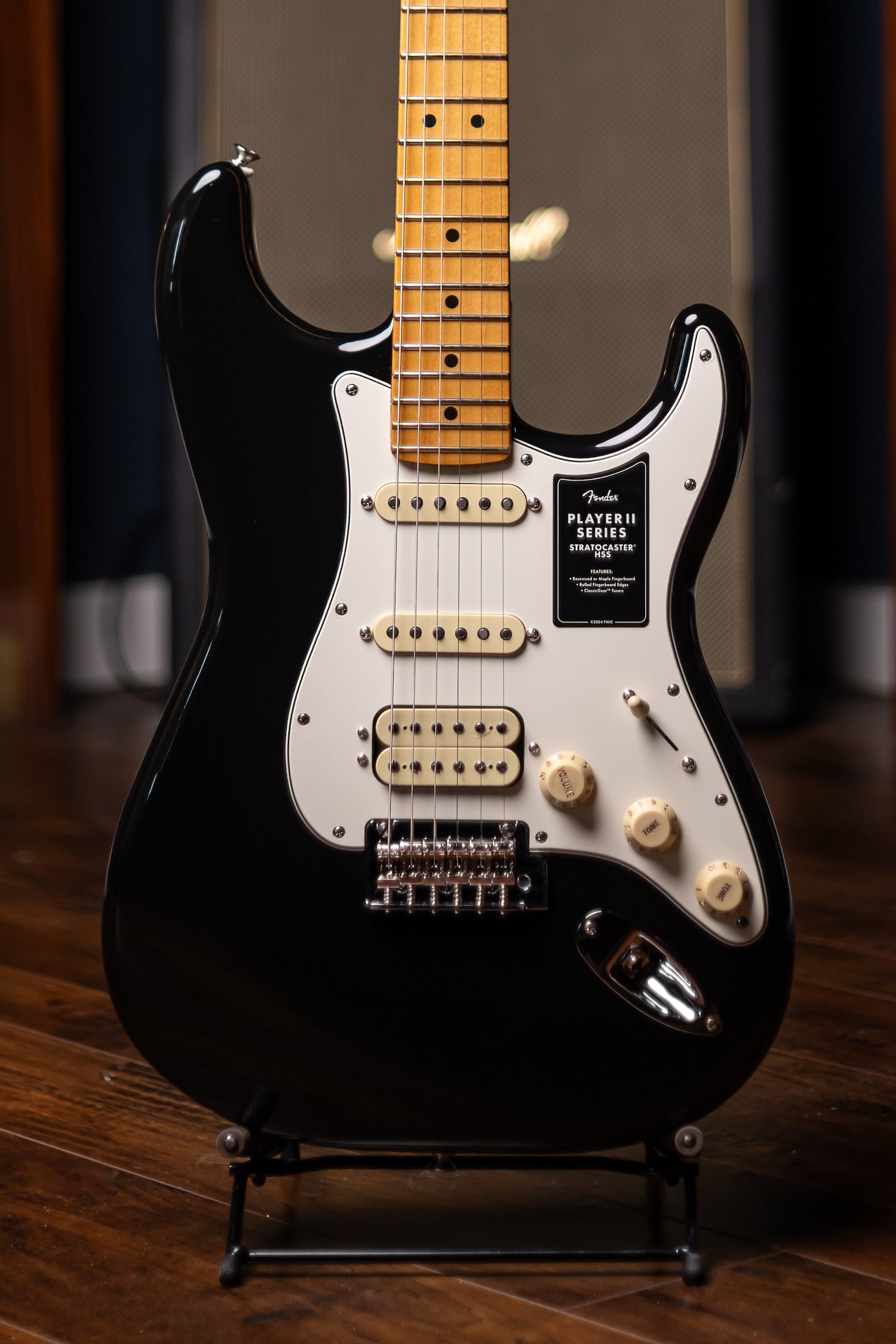 Fender Player II Stratocaster HSS Electric Guitar - Black – Walt