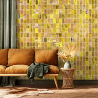 Waste Tiles Wallpaper by Piet Hein Eek / Yellow PHE-23 | 輸入壁紙