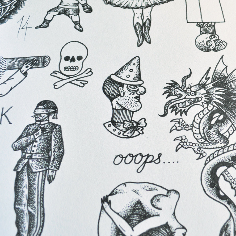FEATHR / Tattoo Flash 01 Original 11001560101 | 輸入壁紙専門店