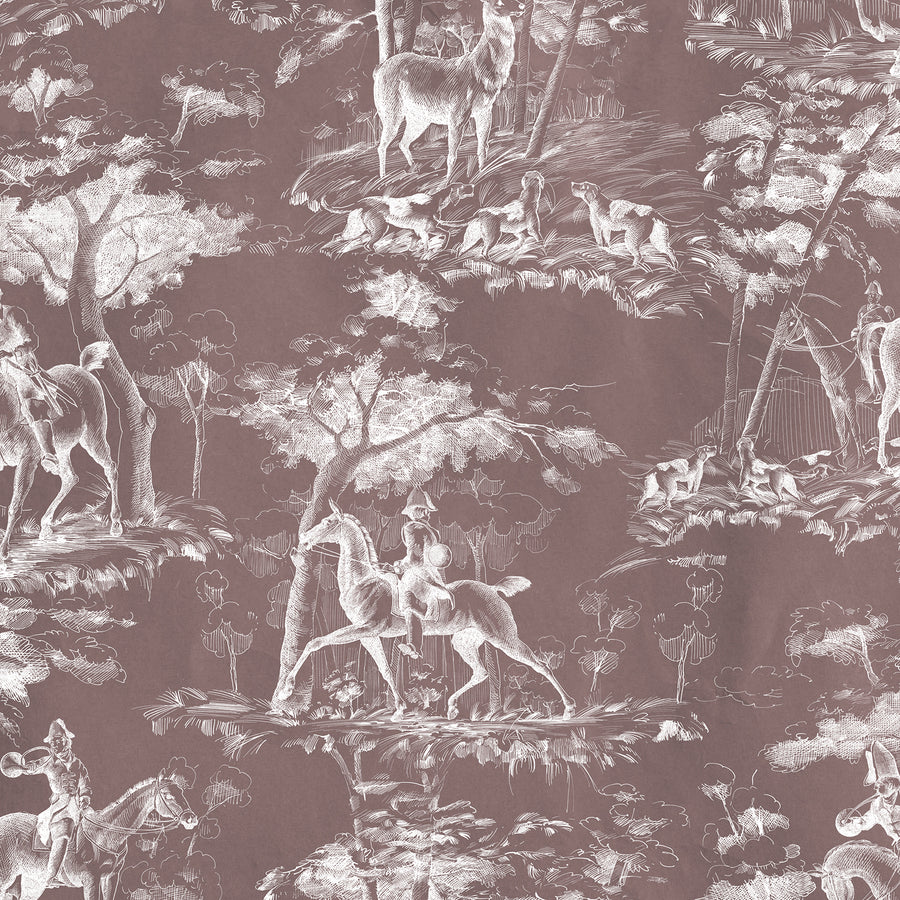 NLXL / LA CHASSE WALLPAPER ROSE / MR & MRS VINTAGE / MRV-56R