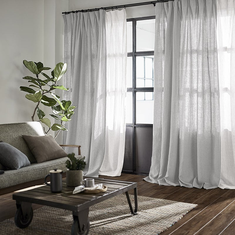 アッシュリネン ドレープカーテン – WARDROBE sangetsu