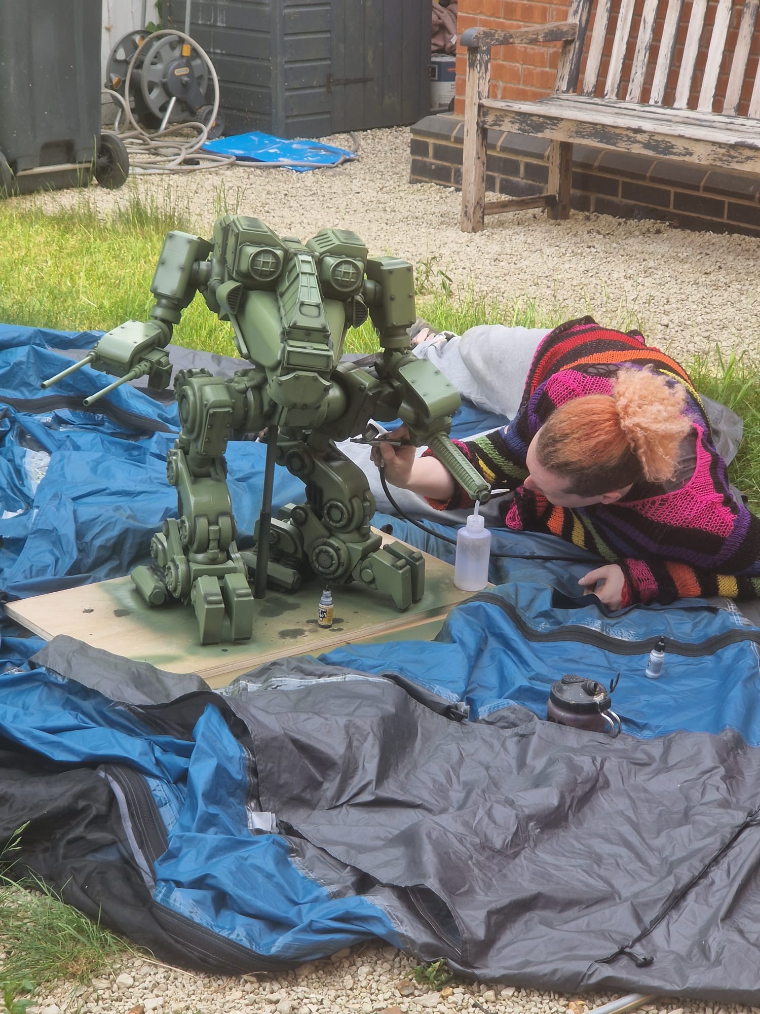 On the Shoulders of Giants Pt. 2 – Painting a Not-So-Miniature