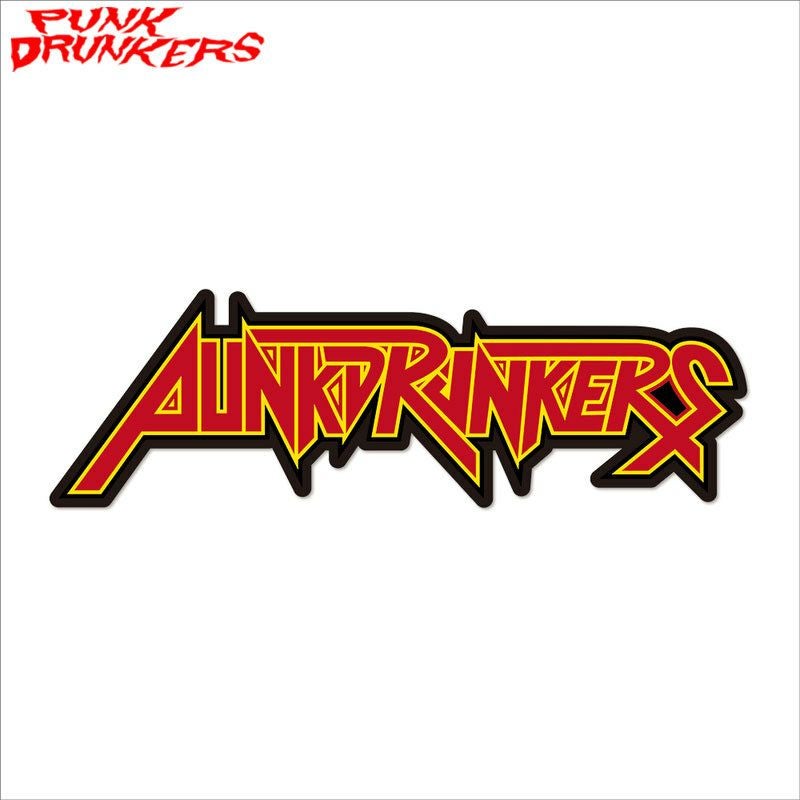パンクドランカーズ PUNK DRUNKERS ステッカー / スラッシュメタルロゴ