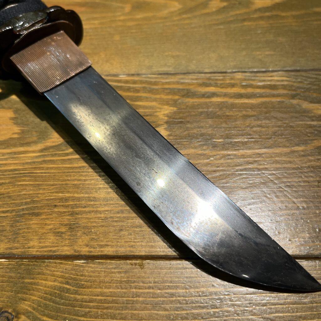 日本刀残欠クラフトナイフNo.41 備前國長船祐定 朱鞘拵 – ウッドアンド