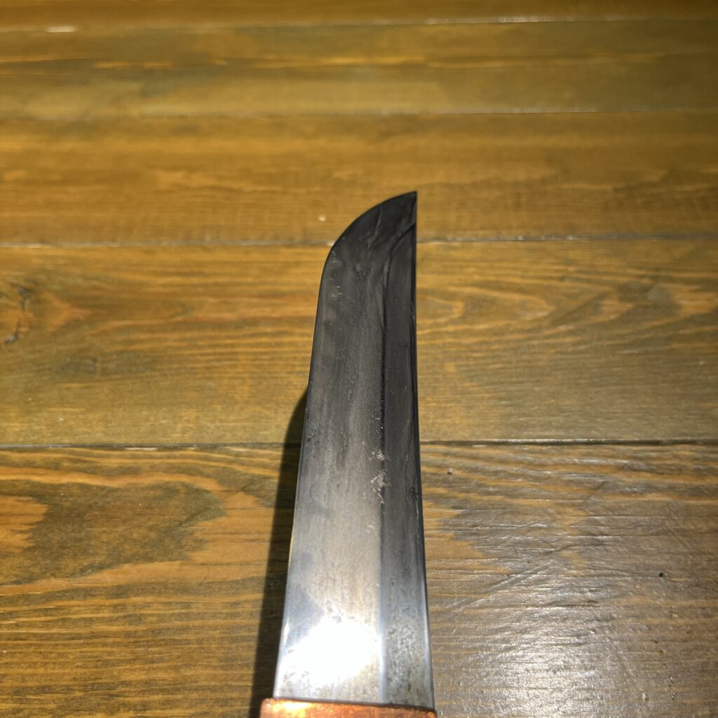 日本刀残欠クラフトナイフNo.88 国吉 黒鞘 日本刀残欠クラフトナイフNo