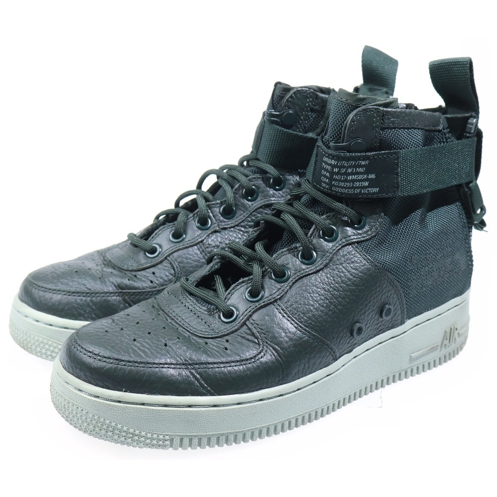 NIKE(ナイキ) SF AIR FORCE 1 MID OUTDOOR GREEN ウィメンズ エア
