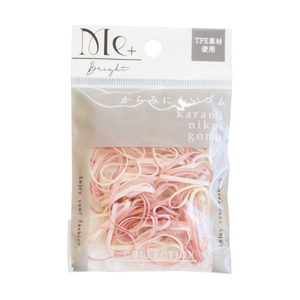 ヘアゴム ラバーゴム(ピンク系）100P 356460
