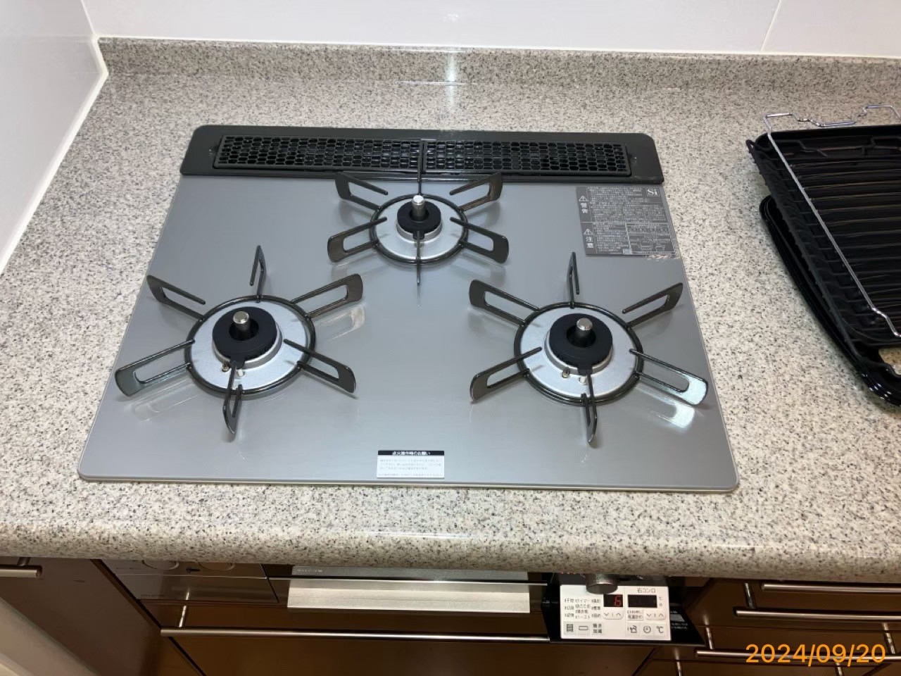 ガスコンロ交換工事 リンナイ ガスコンロ Lisse（リッセ）ガラストップ