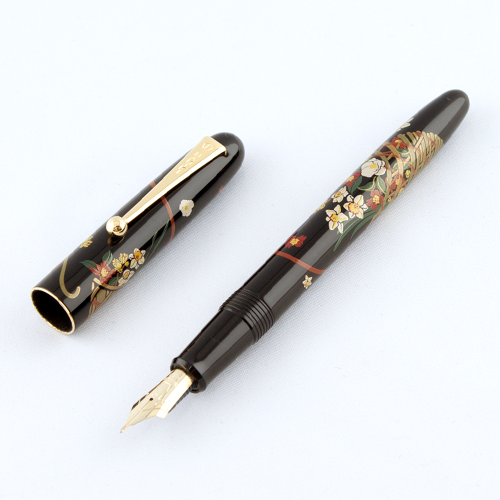 NAMIKI ニッポンアート コレクション 花籠 中字｜文具のことなら