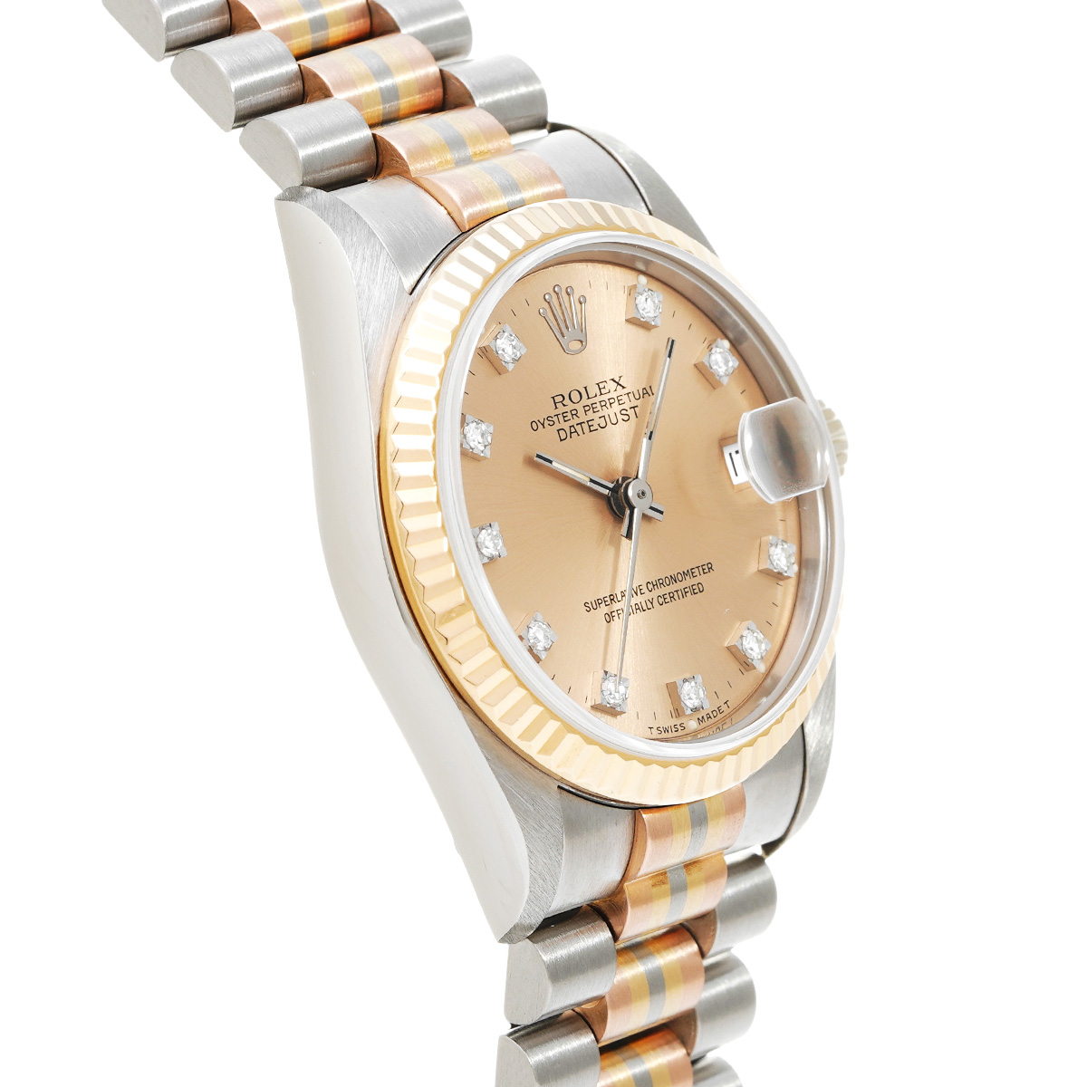 ロレックス デイトジャスト トリドール 68279GBIC シャンパン