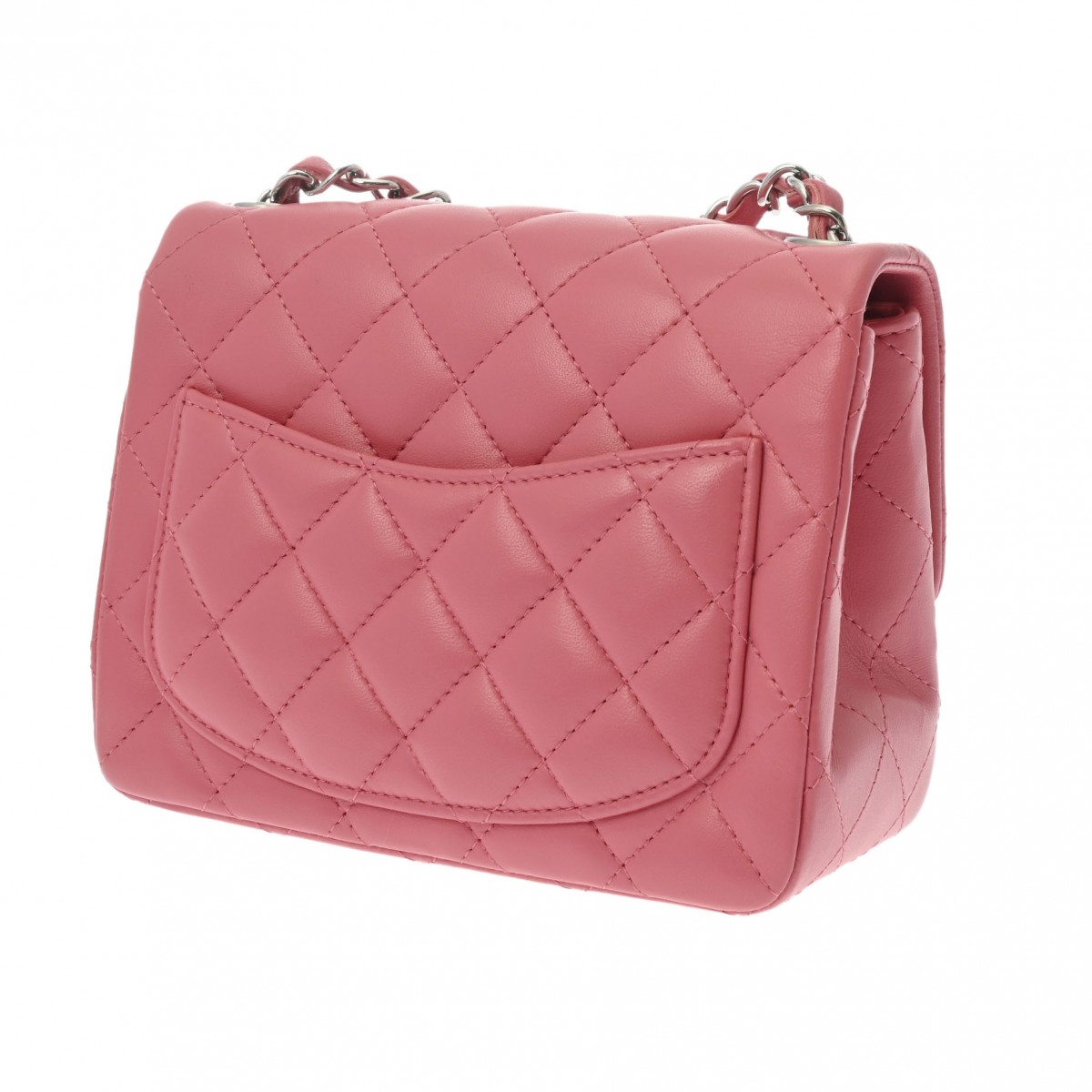 シャネル マトラッセ ミニ クラシック チェーンショルダー ピンク