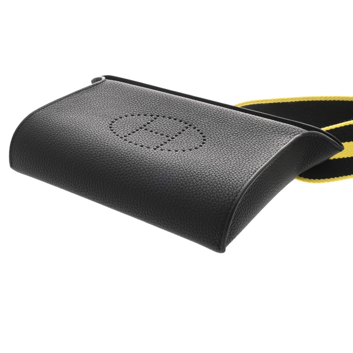 エルメス ヴィドポッシュ ブラック トゴ ユニセックス バッグ 【中古