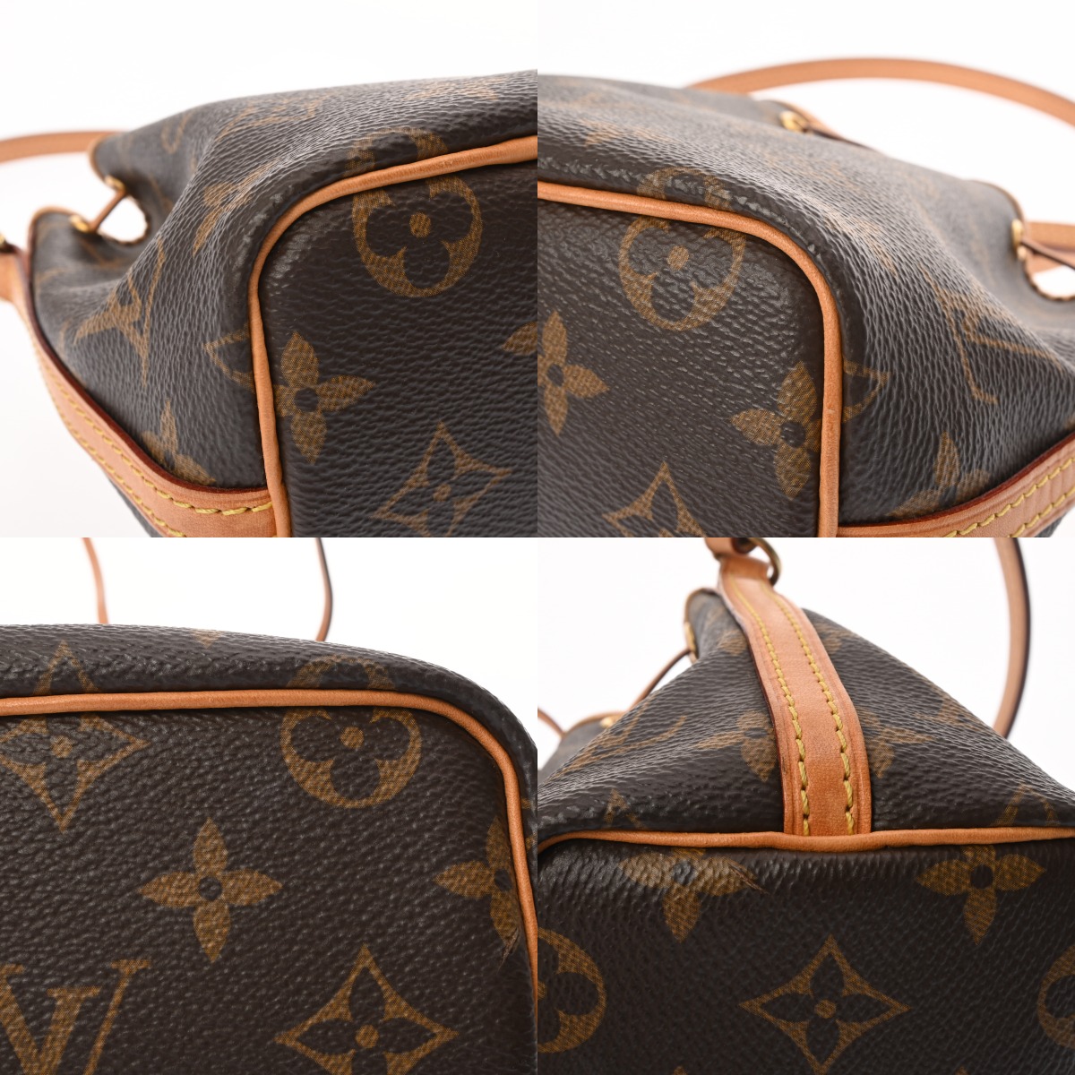 ルイ ヴィトン モノグラム ナノ ノエ ブラウン M41346 モノグラム