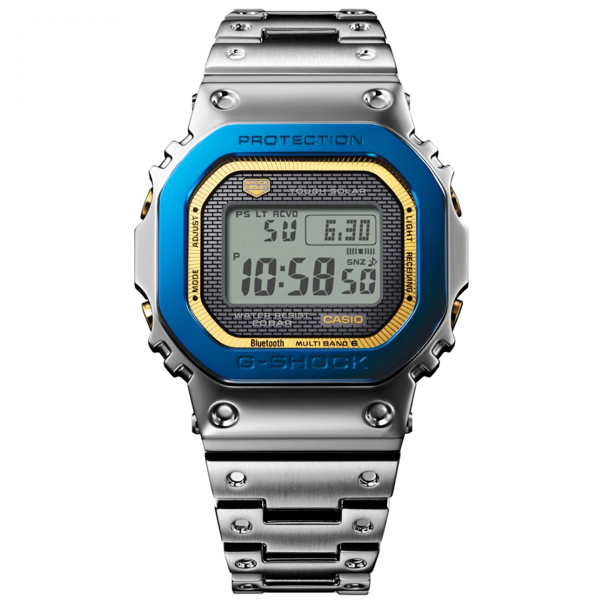 カシオ時計事業50周年記念したブルー＆ゴールドカラーの6モデルが登場