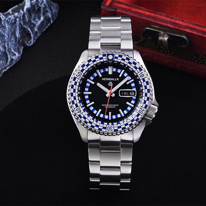 Heimdallr SKX007 NH36 Rally Diver Watch | Automatic 200M – WATCHDIVES