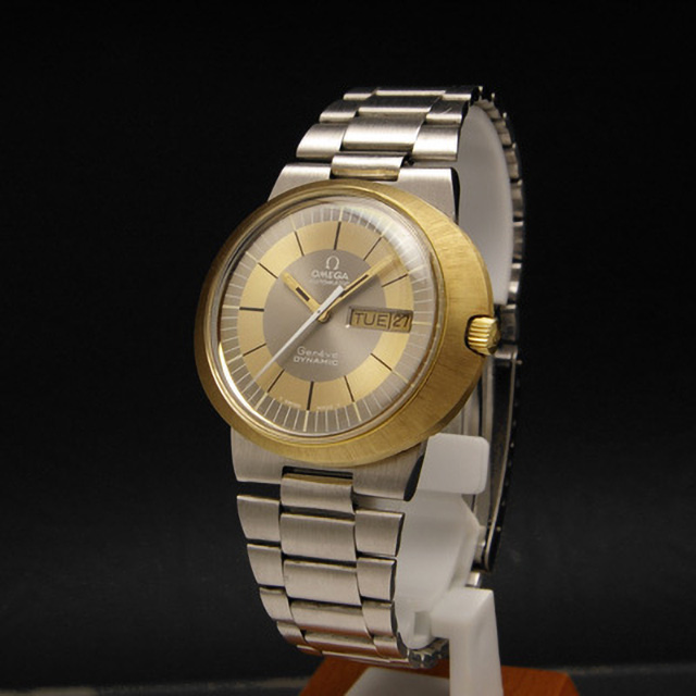 オメガ ジュネーブ ダイナミック デイデイト ゴールド＆シルバー
