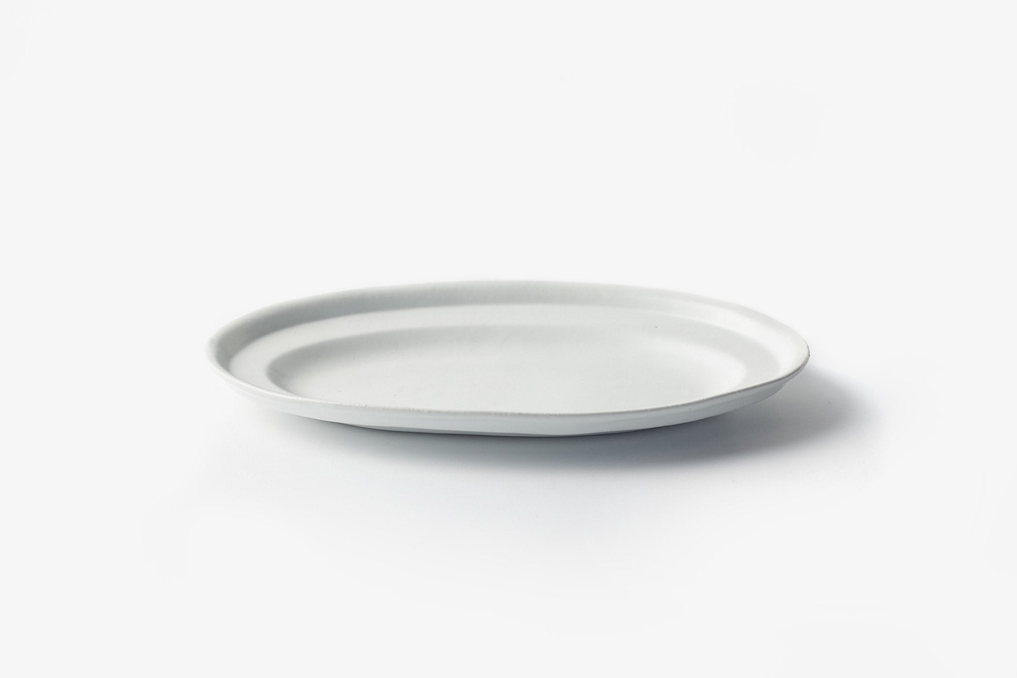 石木文さん オーバル皿 ホワイトガーデン 石木文さん オーバル皿