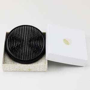 Big Round Black Ikebana Kenzan Flower Pin Frog 4 inch – Wazakura Japan