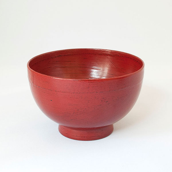 山岸 厚夫】汁椀渕布 刷毛根来 - yuyujin