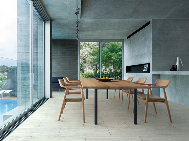 MALTAダイニングテーブル240（スチールレッグ） | 【公式】マルニ木工