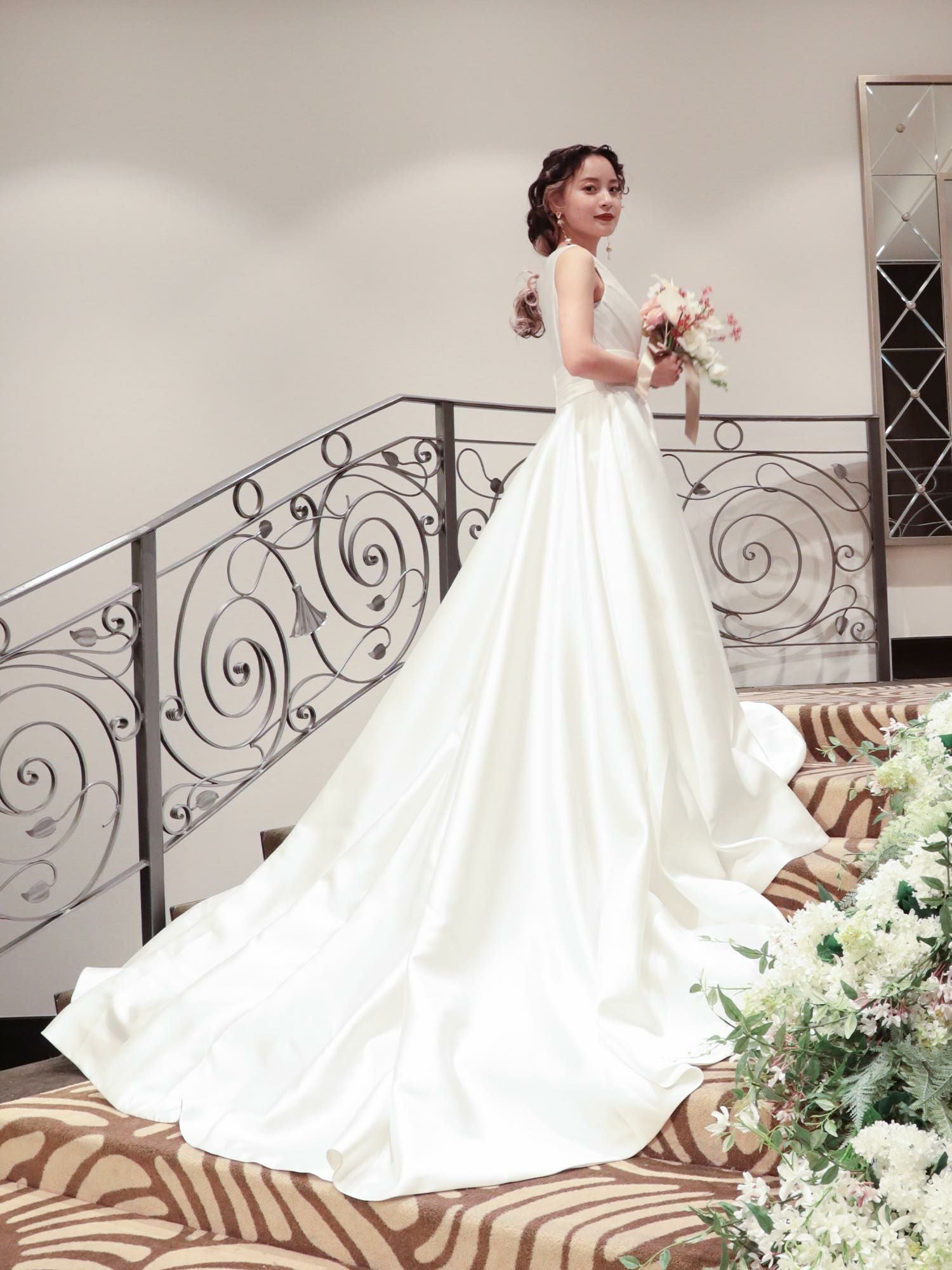 3泊4日】3wayミカドサテンドレス〈PD-WDOR-61〉 | DRESSY ONLINE