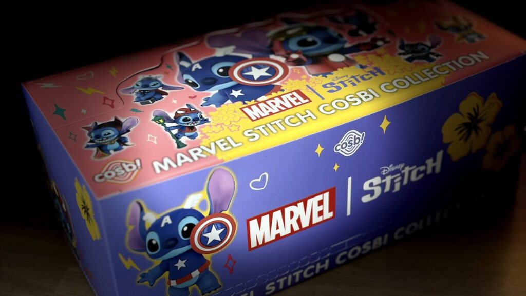 スティッチ×マーベルのコスビを開封！無印アクリル台で映える