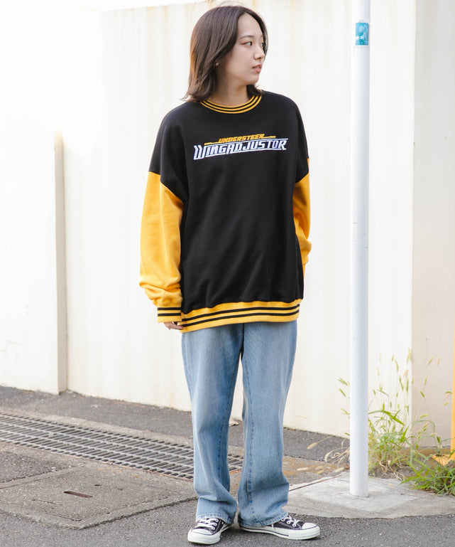 ヘビーウエイト刺繍バイカラープルオーバー｜WEGO（ウィゴー） – WEGO