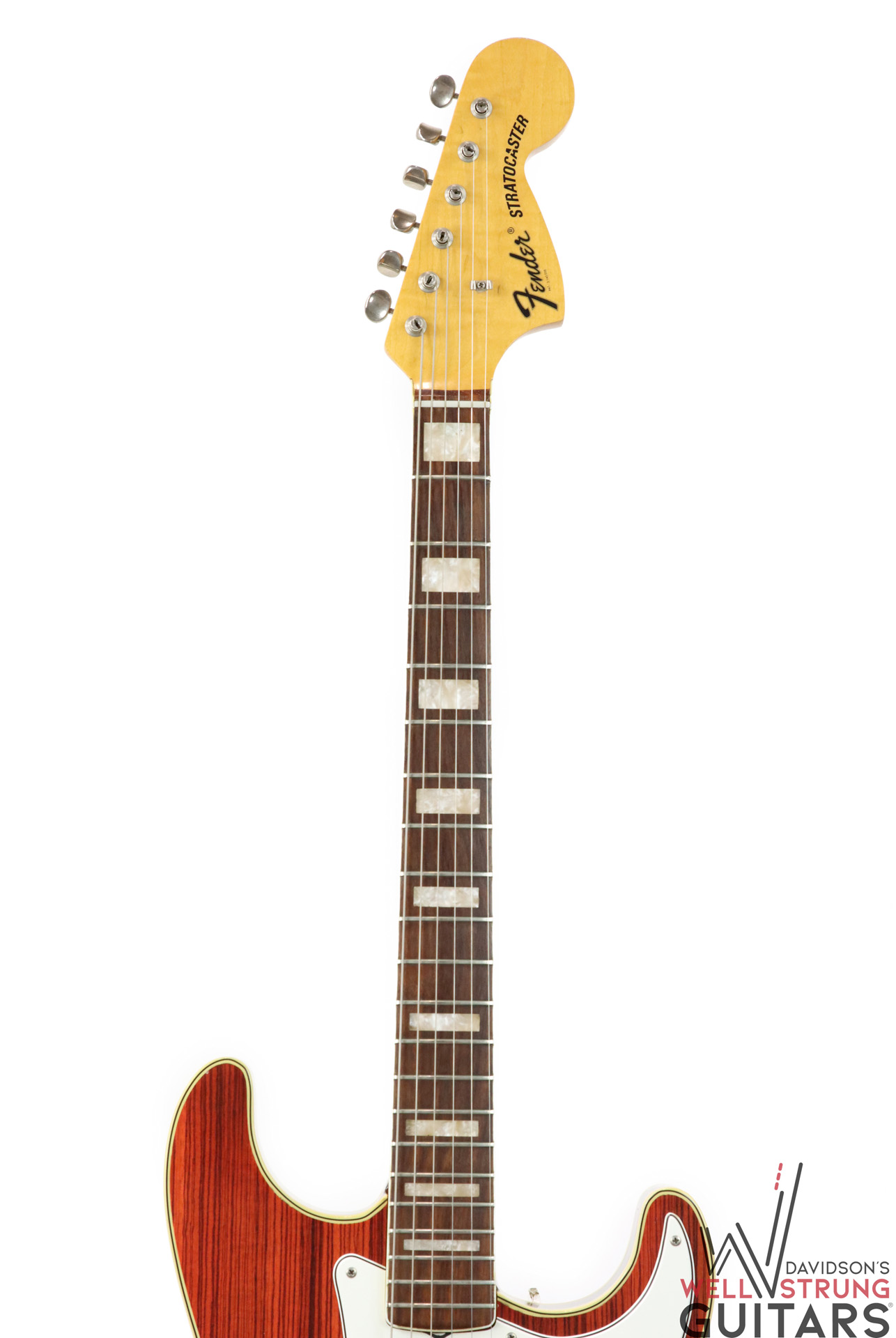 Hollowbody Stratocaster Prototype – Zebrawood – Davidson's Well