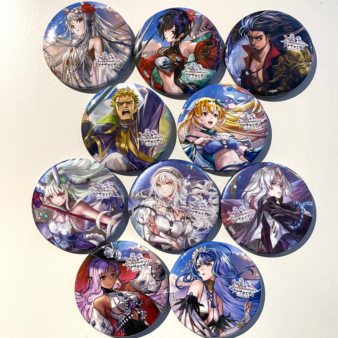 アナザーエデン ランダム缶バッジ 全30種(4周年記念イラストVer