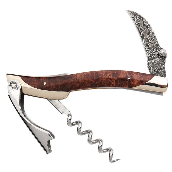 アスロソムリエナイフ ダマスカスブレード バールウッド | ワイン