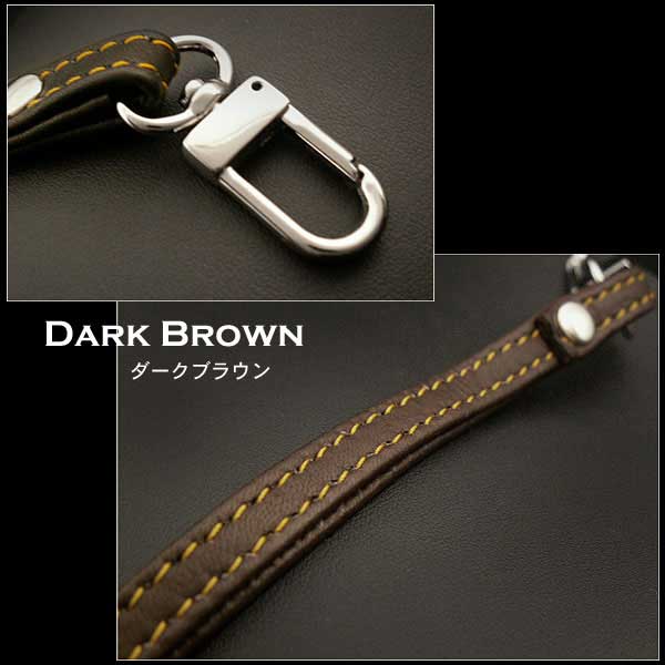 ハンドストラップ ストラップ 牛革/レザー /携帯/iPhone ダーク