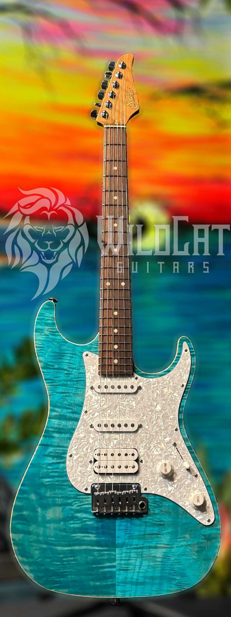 Suhr Standard Plus Bahama Blue PF 74752 - WildCat Guitars
