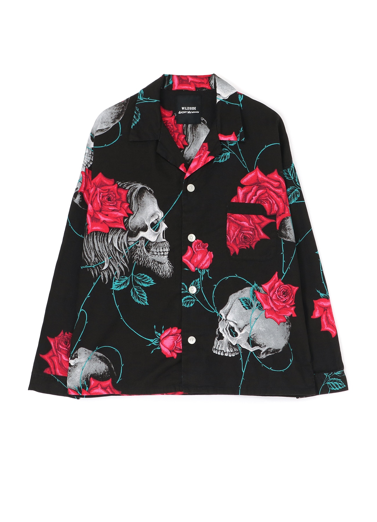 WILDSIDE xSAINT Mxxxxxxxxxx PAJAMA SHIRT(S BLACK): (c)SAINT