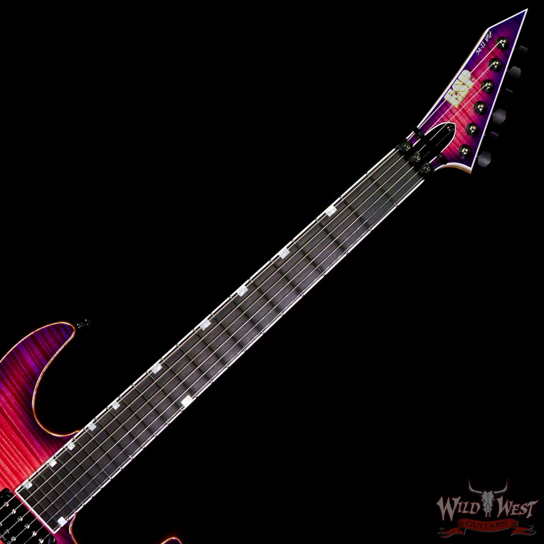 ESP USA M-II DLX FR Floyd Rose Flame Maple Top Ebony Fingerboard