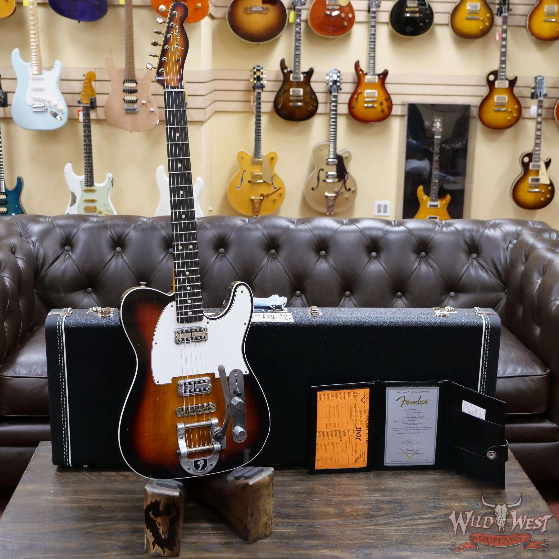Fender Custom Shop TV Jones HH Telecaster Journeyman Relic Bigsby