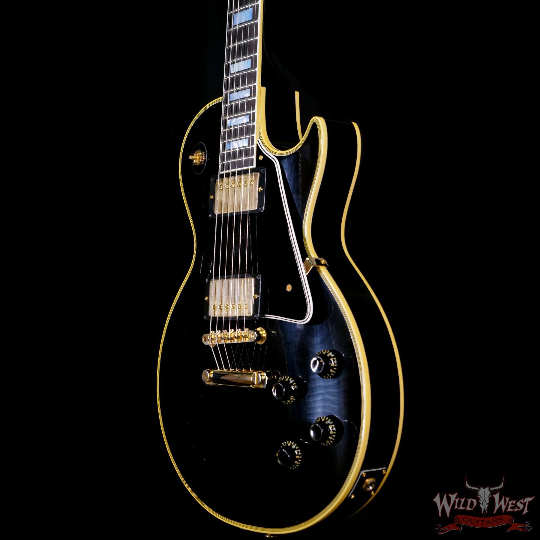 Gibson Customn Shop Murphy Lab 1957 Les Paul Custom 2-Pickup Ebony