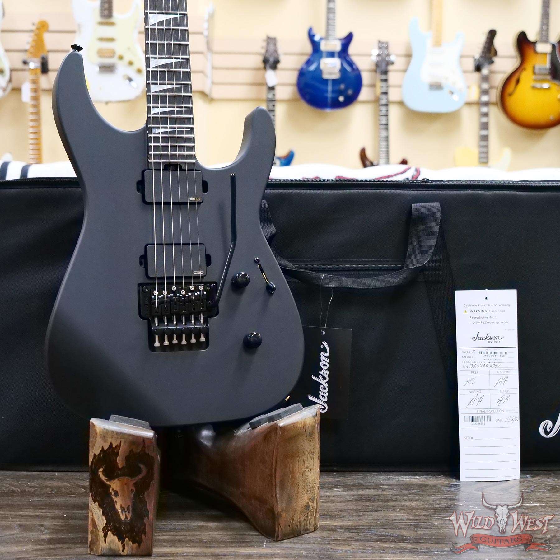 Jackson American Series SL2MG Soloist EMG Pickups Ebony