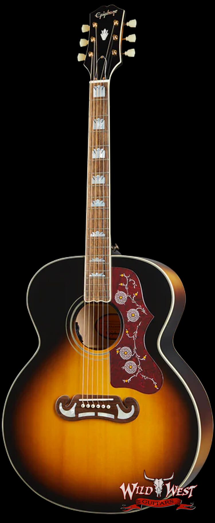 Epiphone J-200 All Solid Wood with Fishman Pickup Aged Vintage