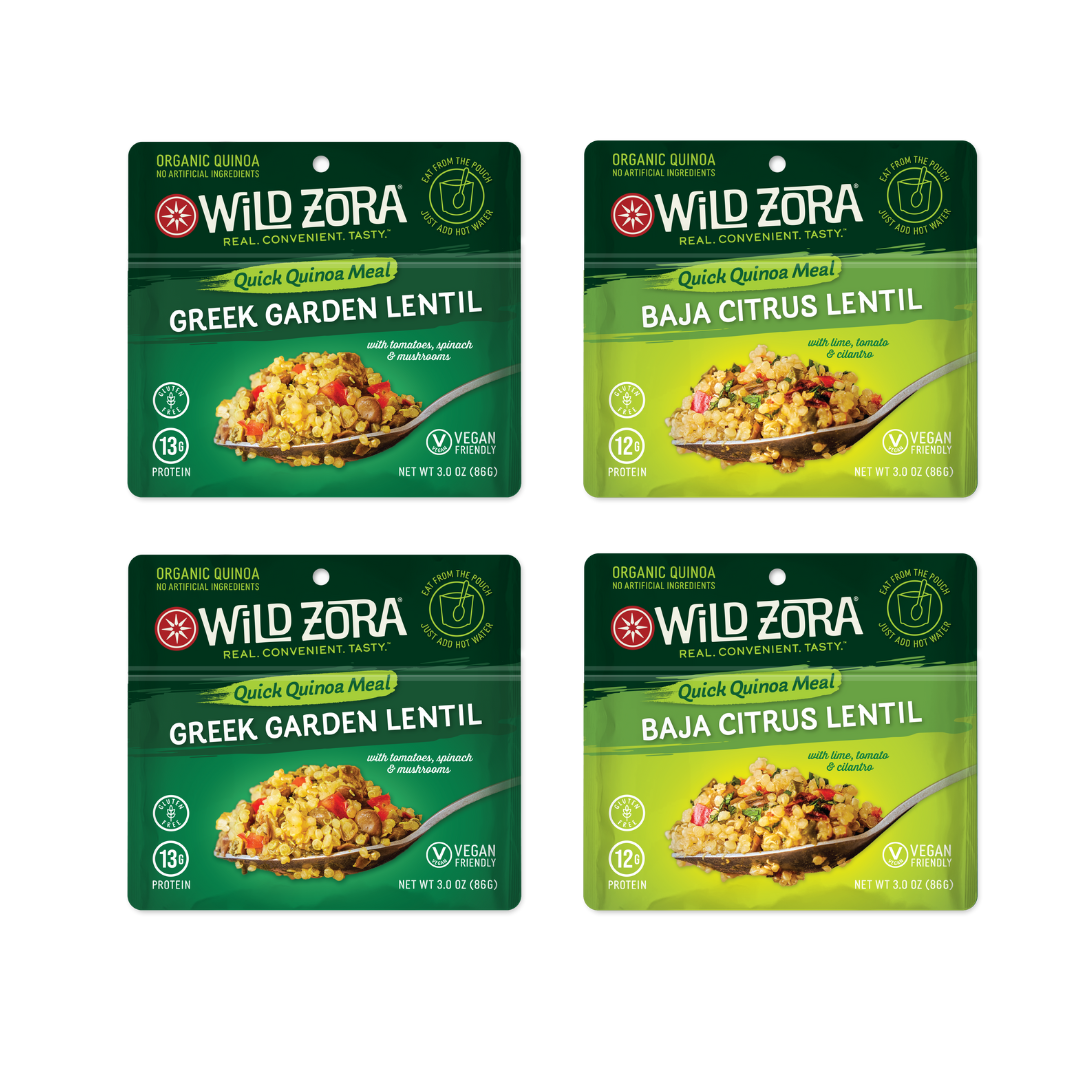Quinoa Bowls - Vegan 4-Pack | Wild Zora Foods