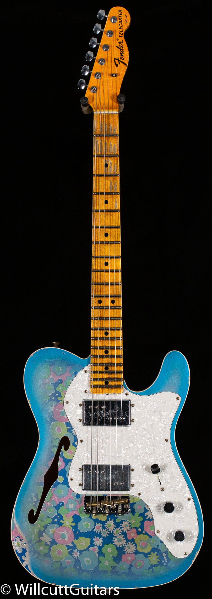 Fender Custom Shop 1972 Thinline Telecaster Custom Relic Aged Blue
