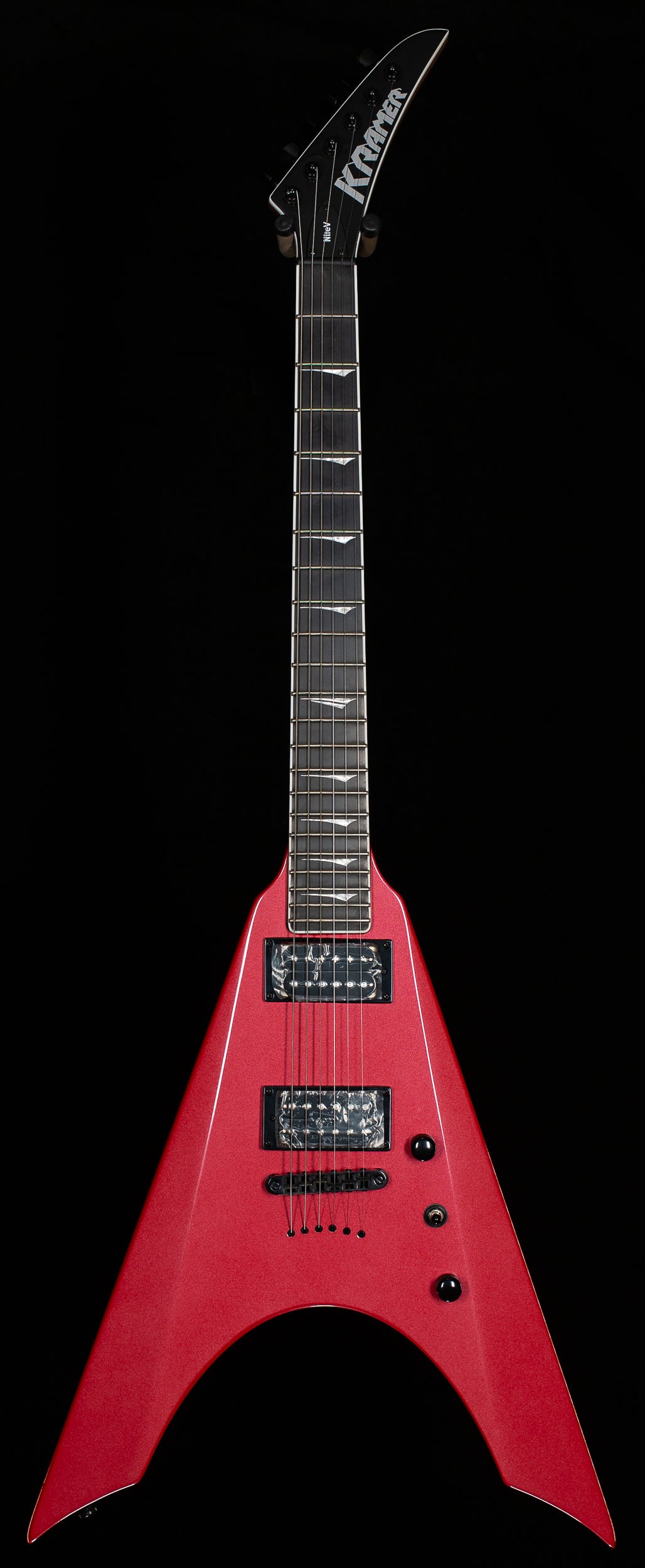 Kramer Nite-V Crimson Red Metallic (186) - Willcutt Guitars
