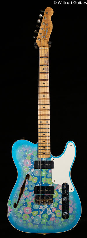 Fender Custom Shop LTD Dual P90 Telecaster Blue Floral Relic (107