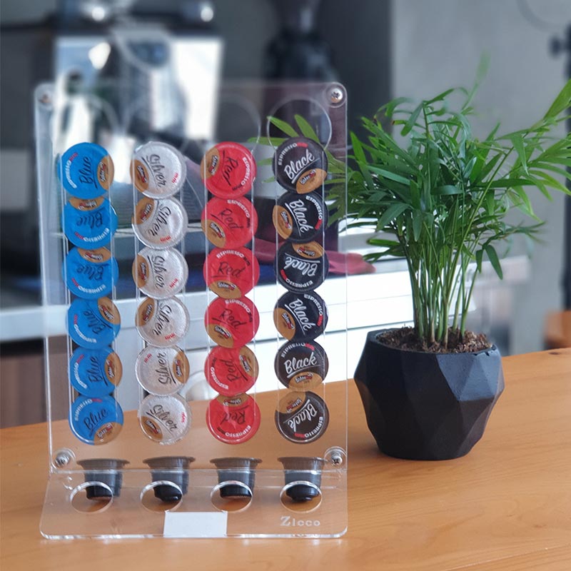 Zicco ZCP-839 Akrilik Kapsül Kahve Standı, 56 Kapsül Kapasiteli