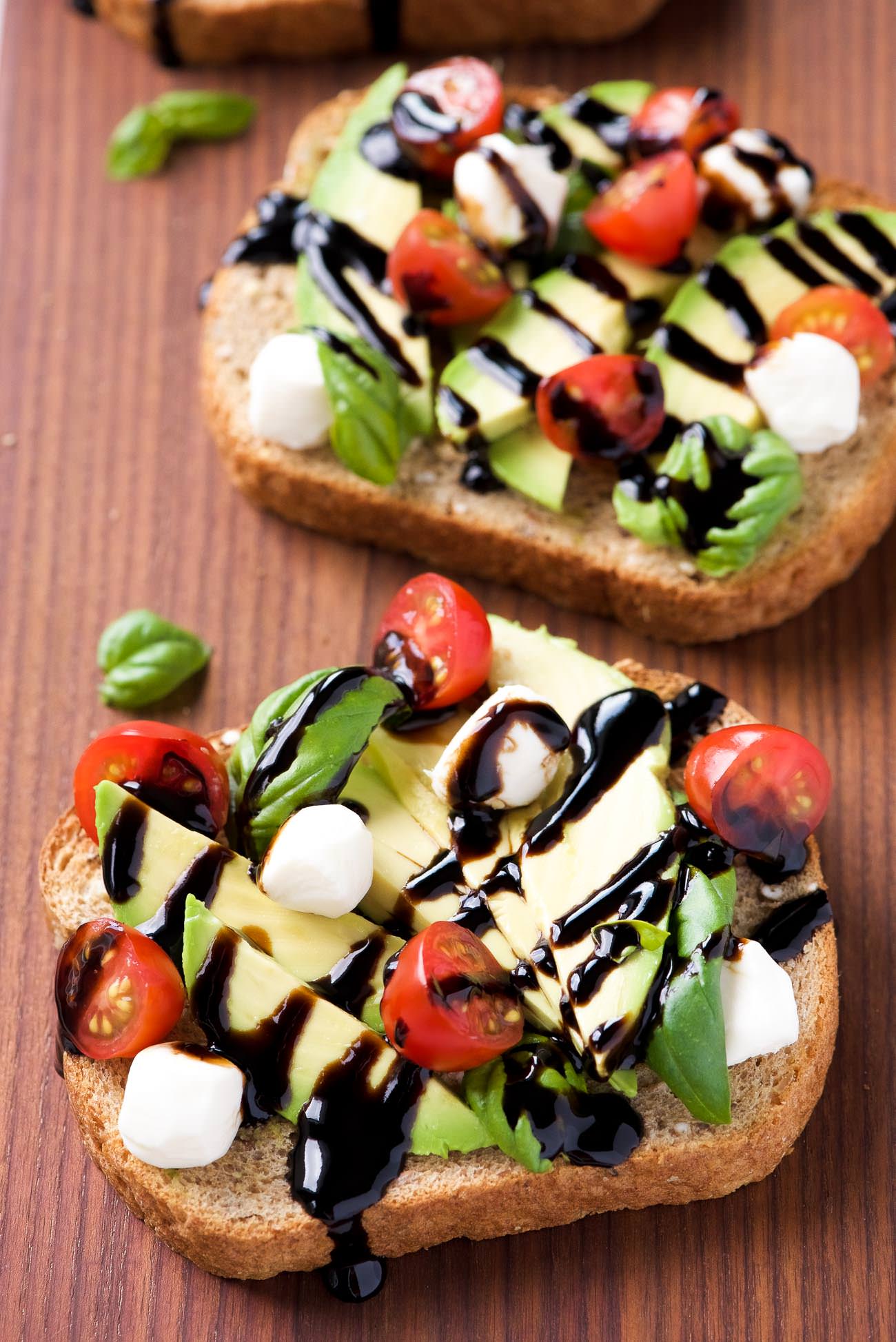 Caprese Avocado Toast - With Salt and Wit