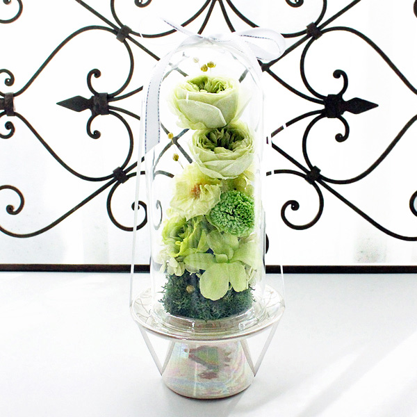 プリザーブドフラワー 仏花 雅グリーン｜with ウィズ