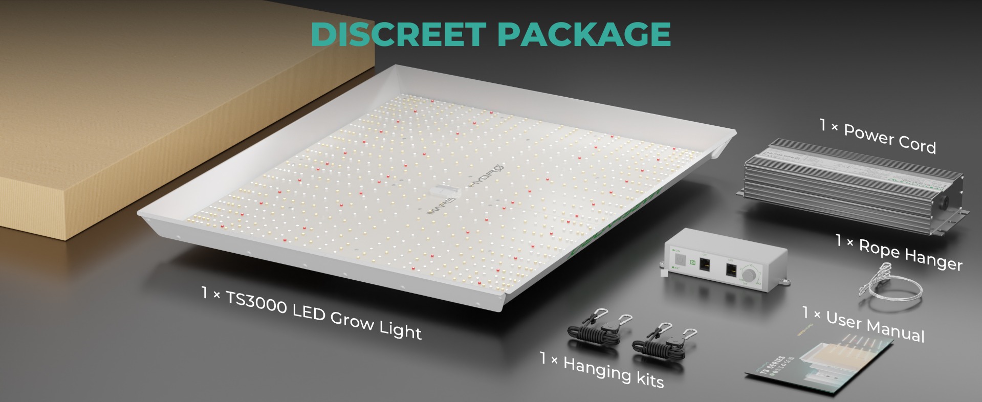 Mars Hydro TS3000 Full Spectrum Hydroponic LED Grow Lights