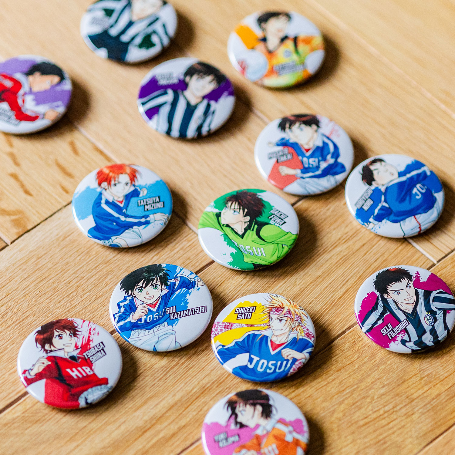 ホイッスル！作品25周年記念企画展｜トレーディング缶バッジ A